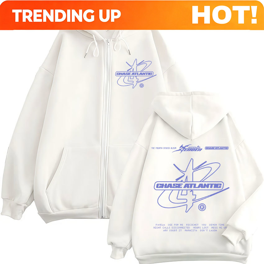 Rock Band Chase Atlantic Lost  - огляд і ціна Mens Fashion Zip Up Hoodies
