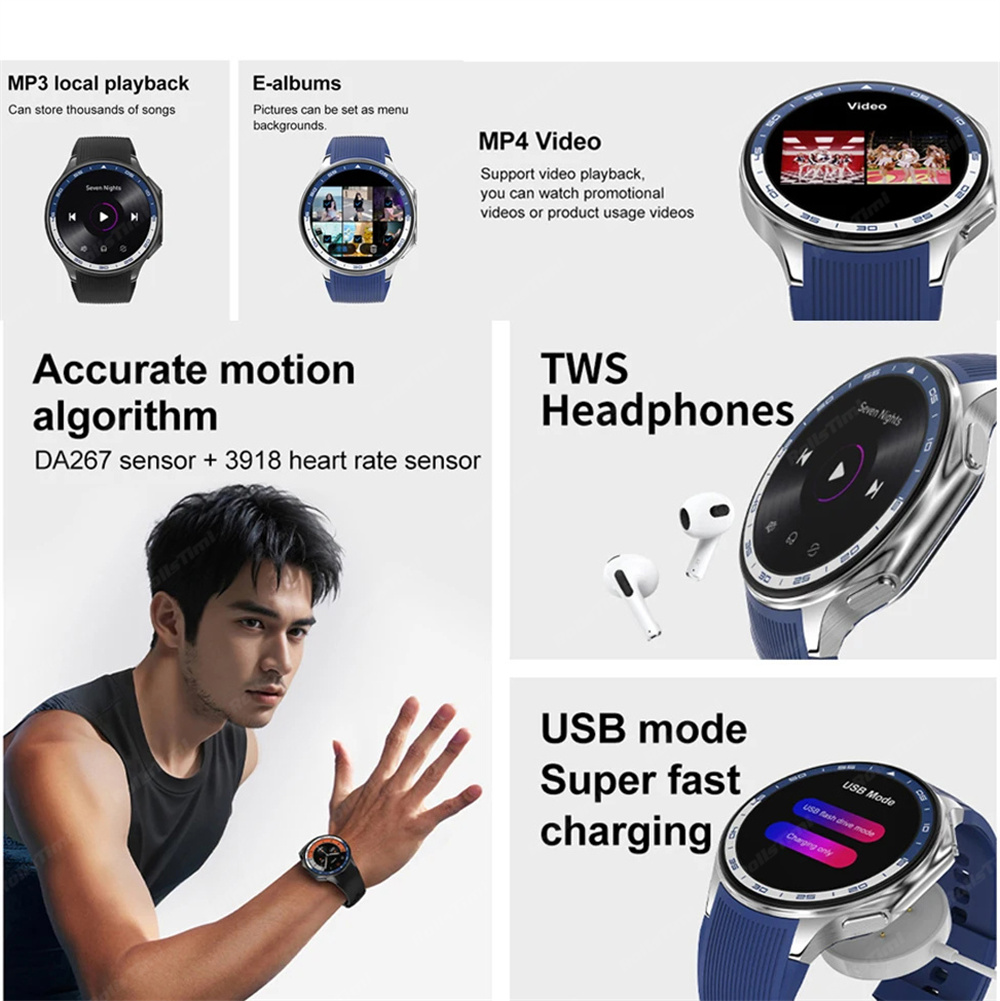1.43 AMOLED Smart Watch 3D Sur - огляд і ціна Men'S Fashion X