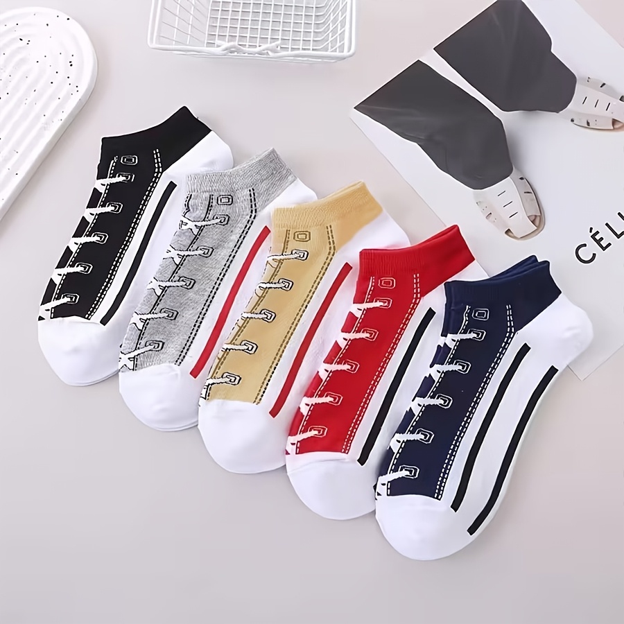 5 Pairs Men Summer Thin Cotton - огляд і ціна Socks Ankle Men