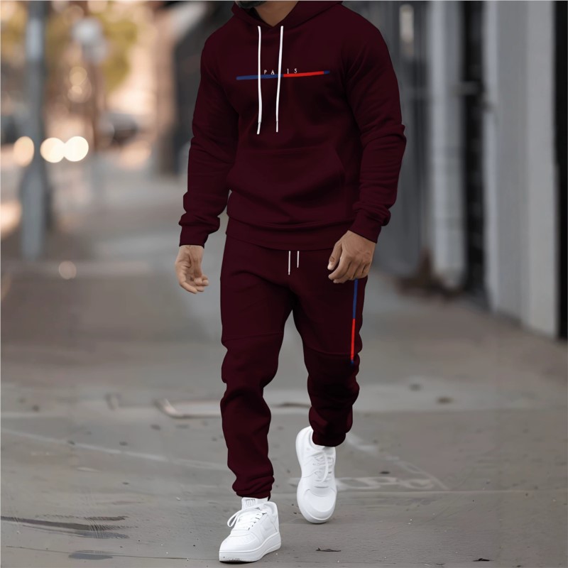 Men's Tracksuit Hoodies Trouse - огляд і ціна Mens Fashion Clothes