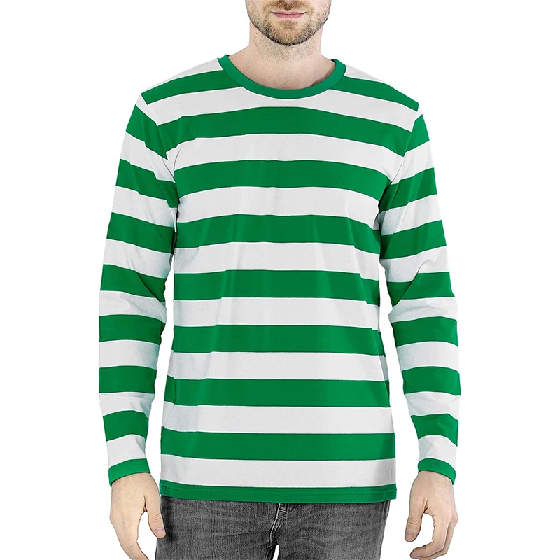 Fashion Contrast Stripe 3D Pri - огляд і ціна Mens Fashion Clothes