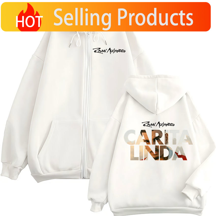 Rauw Alejandro Carita Linda 20 - огляд і ціна Mens Fashion Zip Up Hoodies